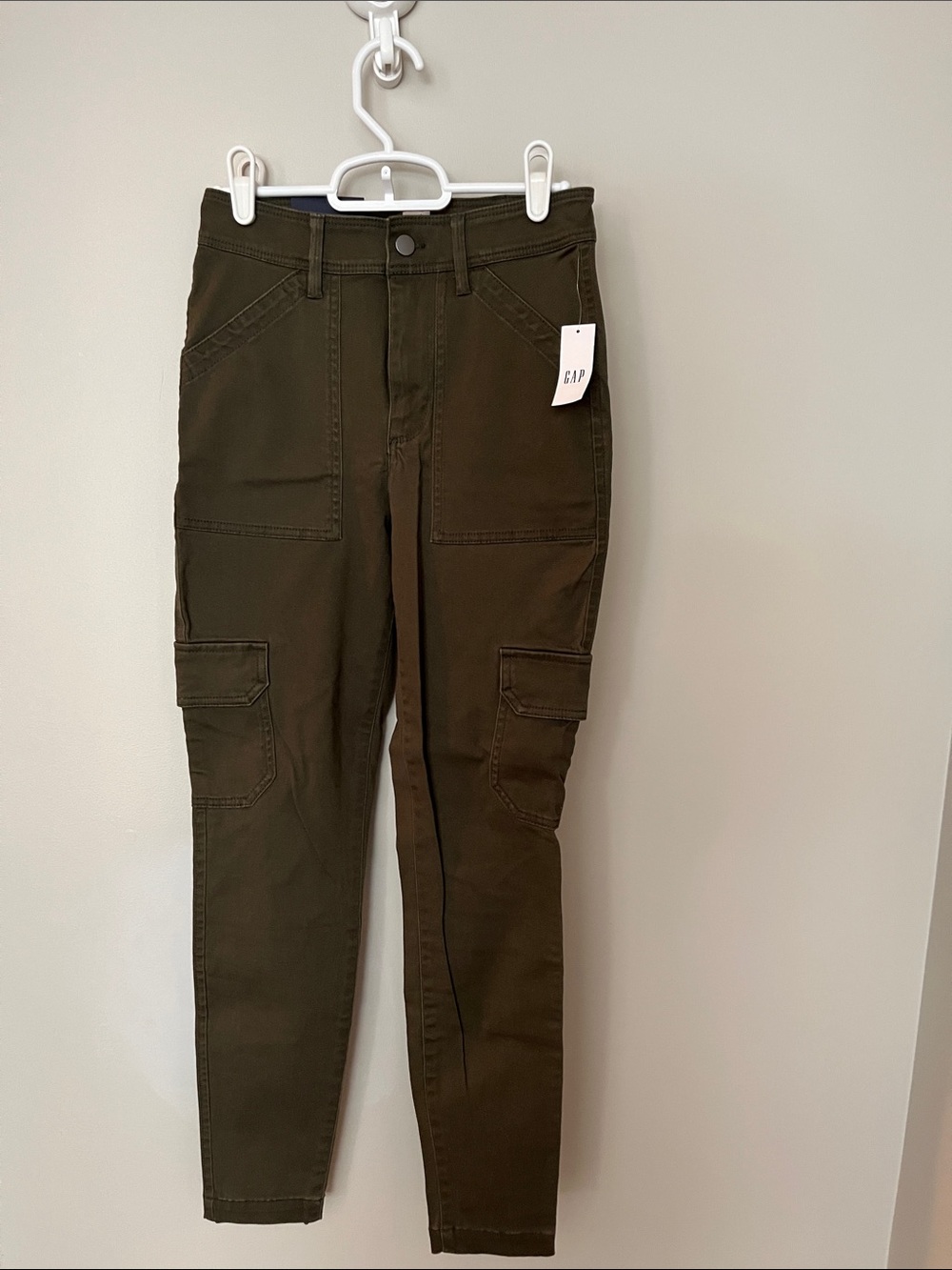 3/$30 Olive Green Cargo Skinny Legging